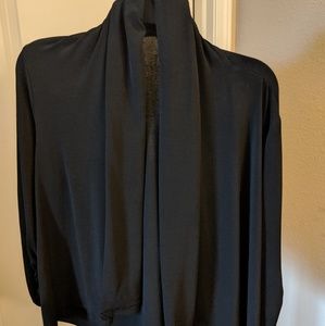 Black layering shrug